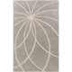 preview thumbnail 87 of 97, Chamba Handmade Transitional Wool Area Rug 2' x 3' - Taupe - Runner/Rectangle