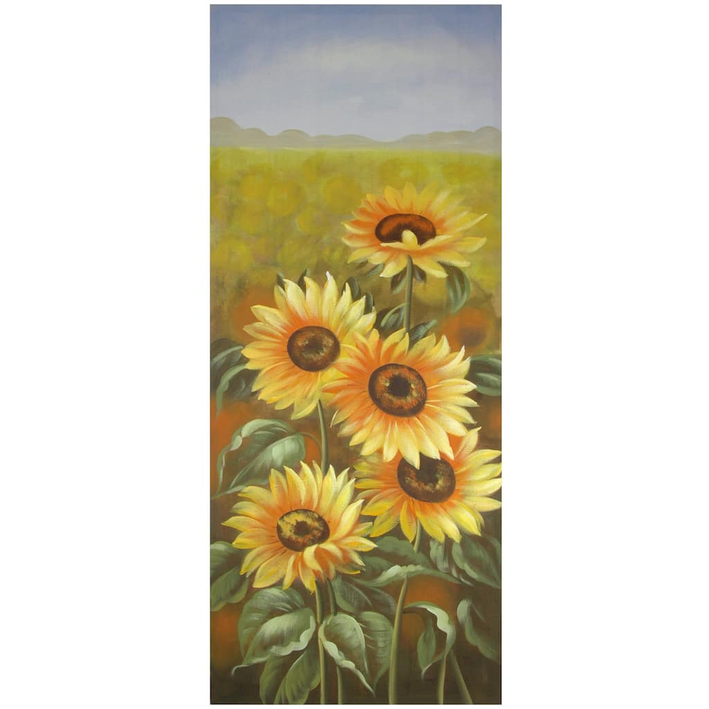 Hand Painted Sun Flowers Portrait (China)