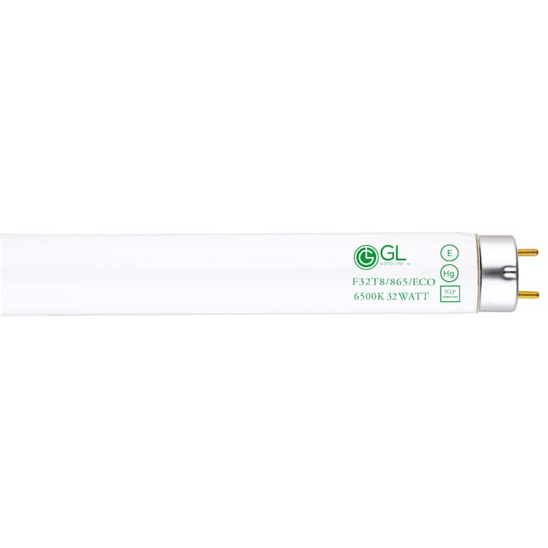 Goodlite F32T8/865/ECO 32W 48-inch T8 Fluorescent Tube Lights Daylight ...