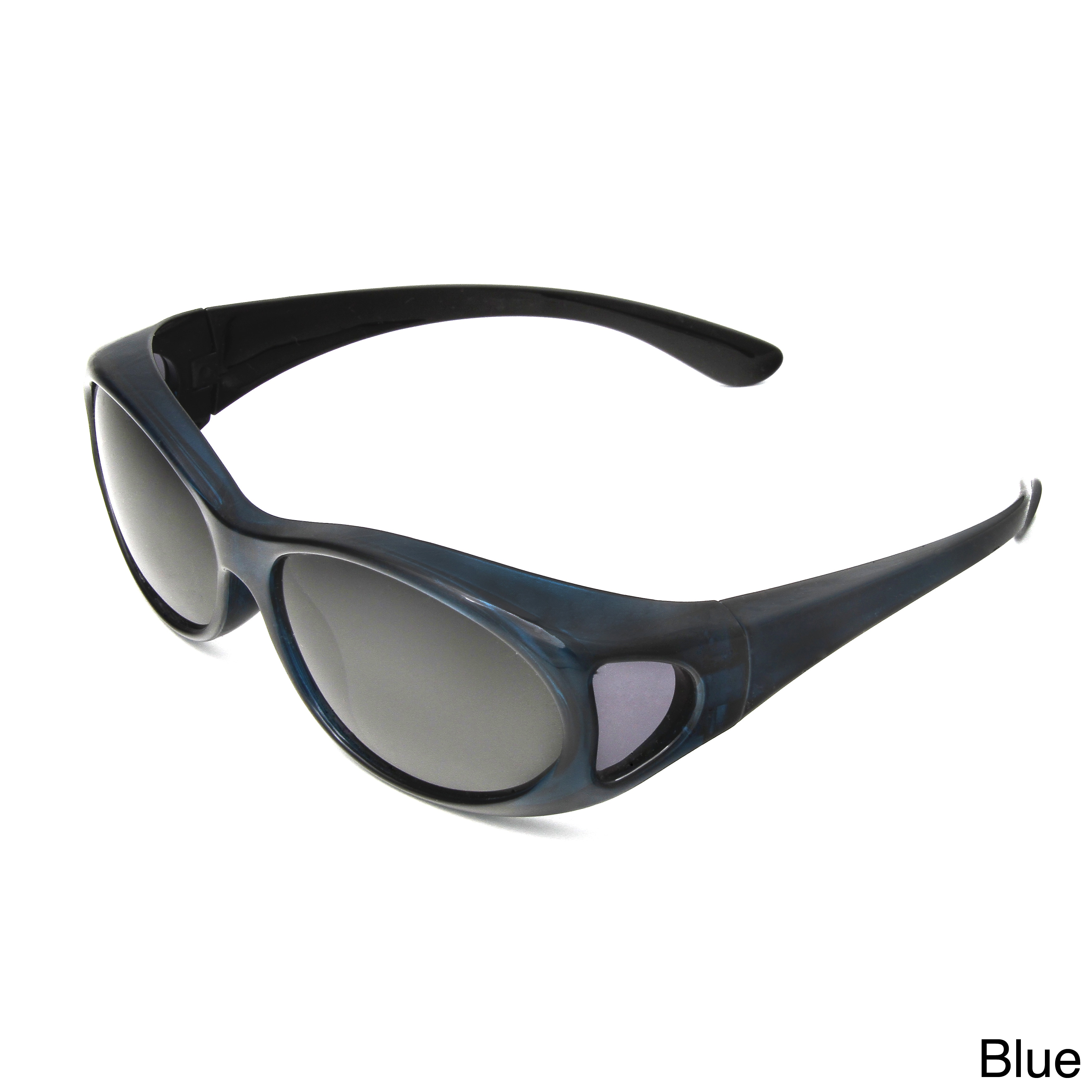 Hot Optix Womens Polarized Over the glass Wrap Sunglass