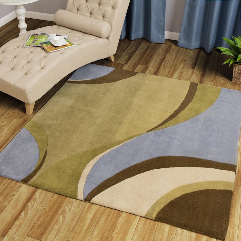 HERAT ORIENTAL Handmade Tibetan Wool Rug - 6' x 6'