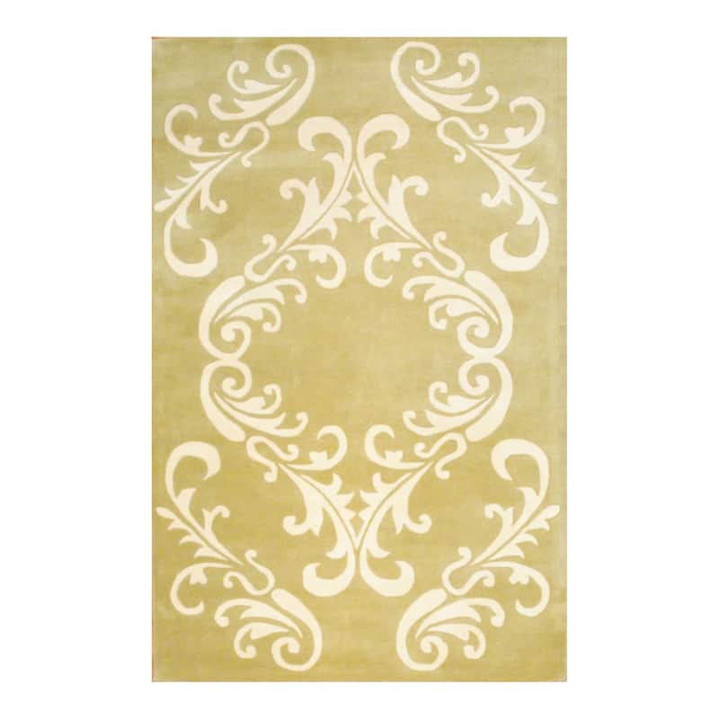 HERAT ORIENTAL Handmade Tibetan Wool Rug - 5' x 8'