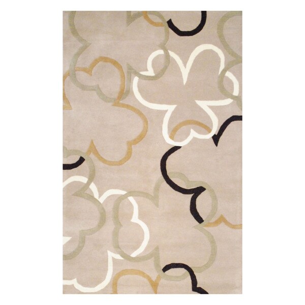 Herat Oriental Indo Hand-tufted Tibetan Wool Rug (5' x 8')