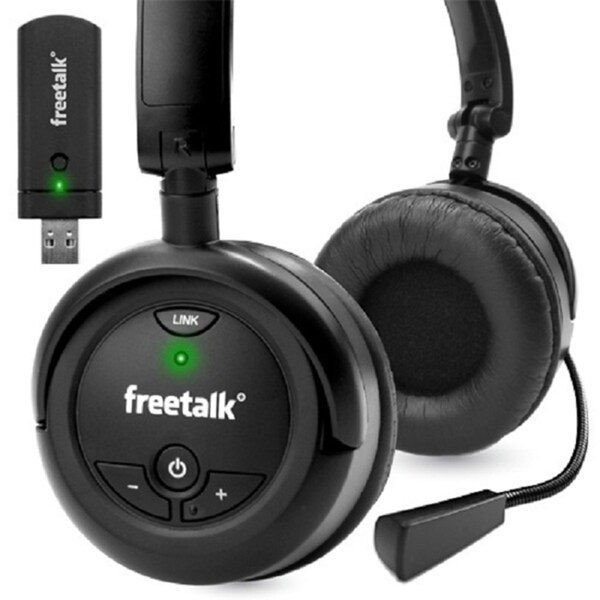 FREETALK Talk 5192 Stereo Wireless Headset w/ Mic FreeTalk Headsets & Microphones