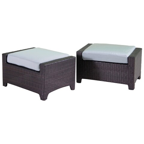 RST Brands Bliss Patio Club Ottoman (Set of 2)