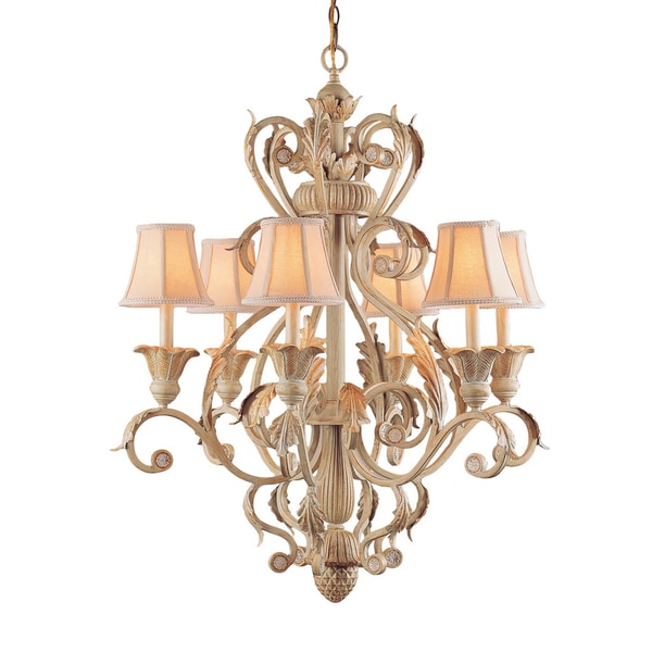 Winslow 6-light Champagne Chandelier