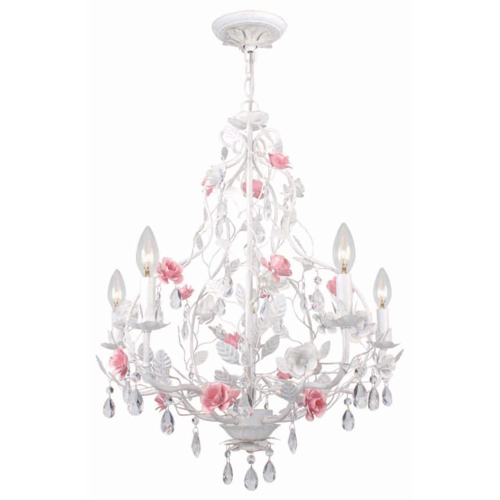 Lola 5-light Antique White Chandelier