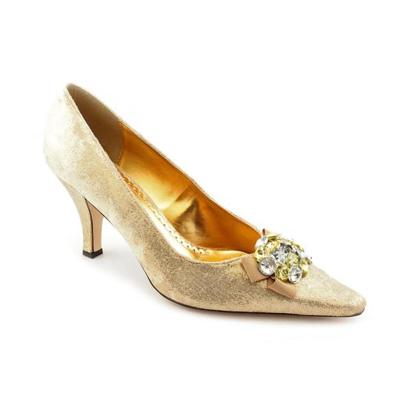 j renee gold dress shoes