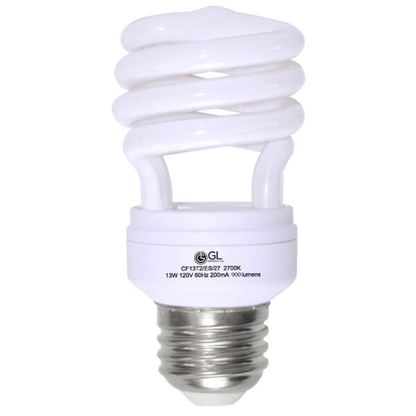 1100-Lumen A21 Light Bulb with Medium Base 75-watt replacement GE Lighting 63504 Energy Smart Bright from the Start CFL 20-Watt 1-Pack 