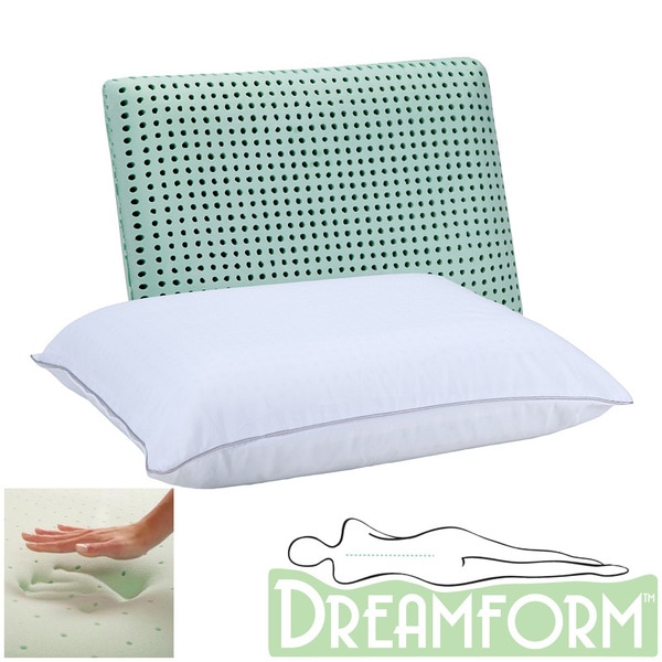 Dream Form Green Tea Ventilated Memory Foam Pillow Dream Form Memory Foam Pillows