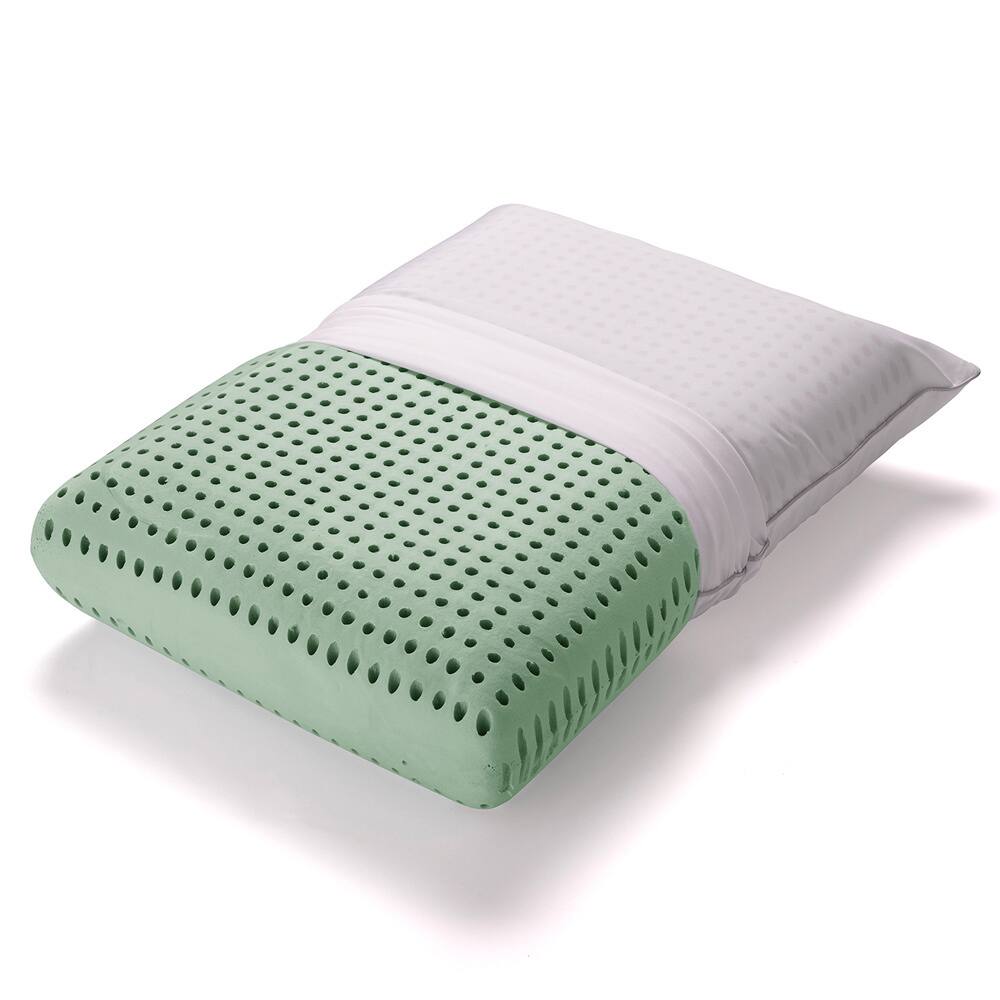 Authentic Comfort Green Tea Ventilated Memory Foam Pillow