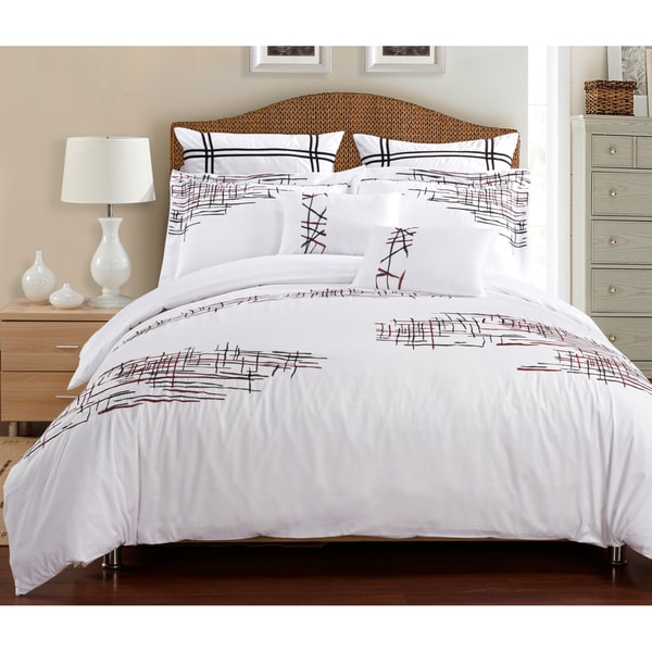 Superior Elmwood 3 Piece Cotton Duvet Cover Set Free Shipping Superior Lily 7 Piece Duvet Cover Set