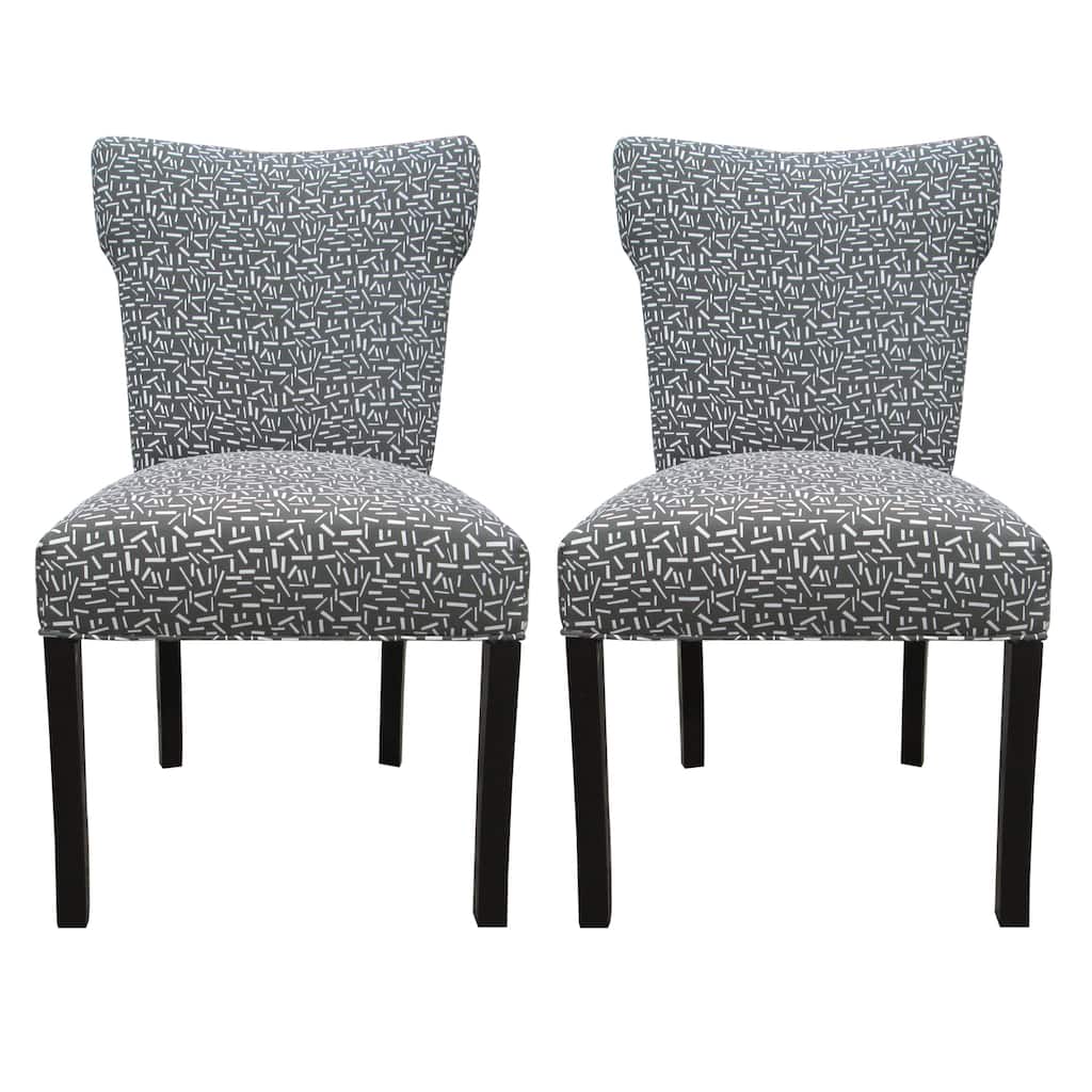 Bella Sprinkles Grey Dining Chairs (Set of 2)
