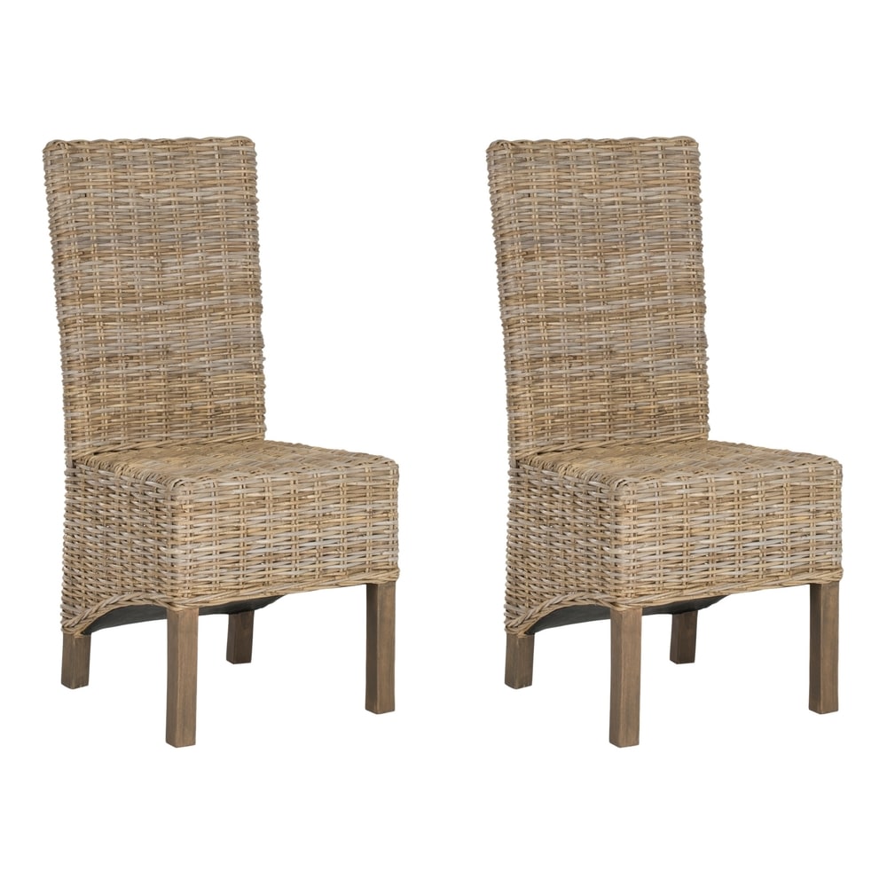 Safavieh odette wicker dining chair sea8015 new arrivals