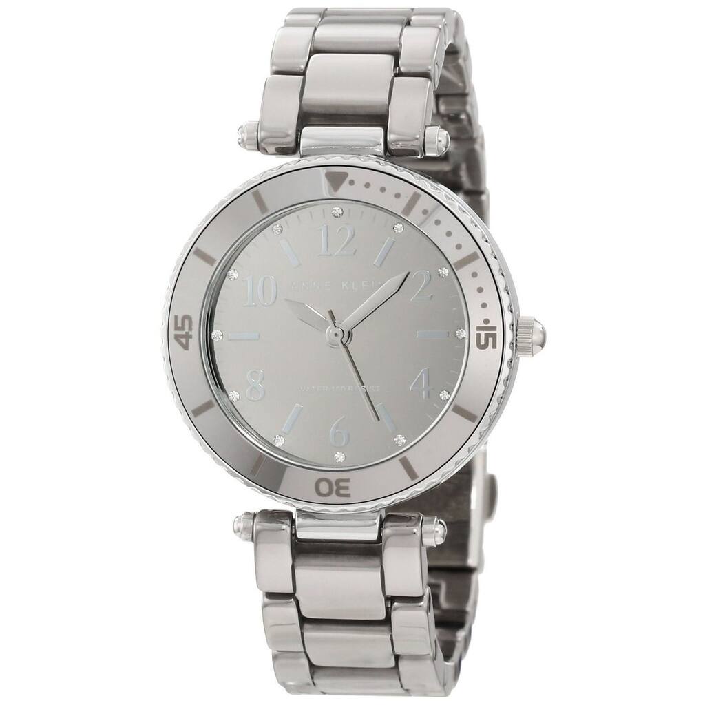 Anne Klein Women's Silver Stainless-Steel Fashion Watch