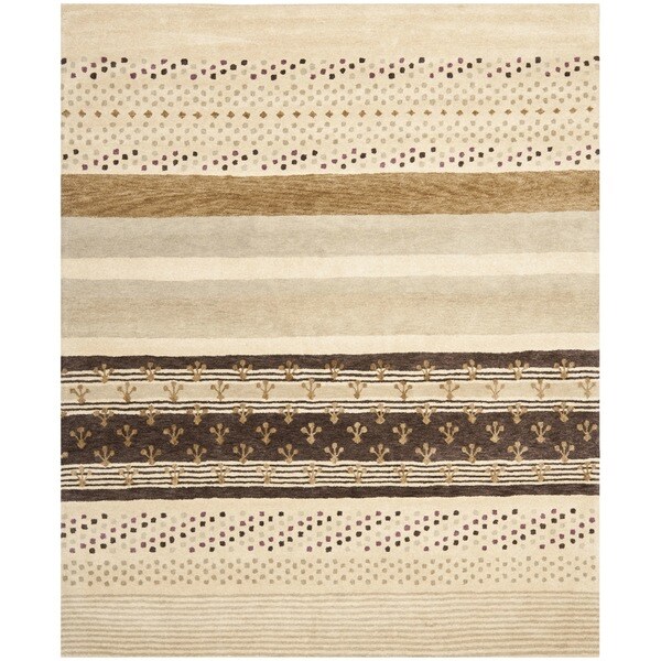 Safavieh Handmade Wyndham Ivory New Zealand Wool Area Rug (8' x 10')