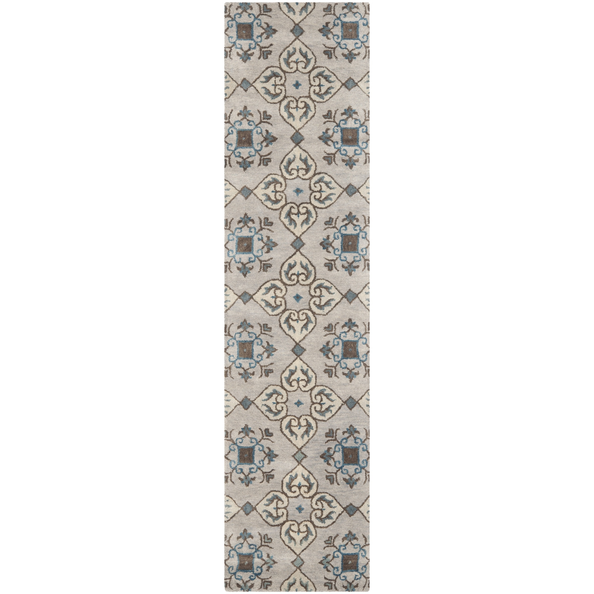 Safavieh Handmade Wyndham Beige New Zealand Wool Rug (23 X 9)