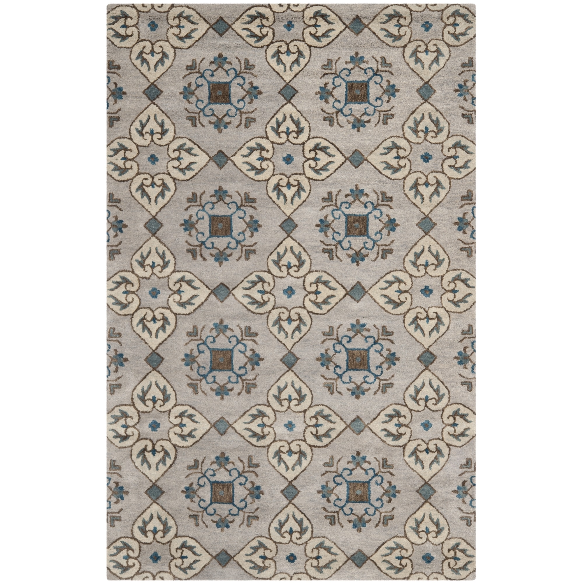 Safavieh Handmade Wyndham Beige New Zealand Wool Area Rug (5 X 8)