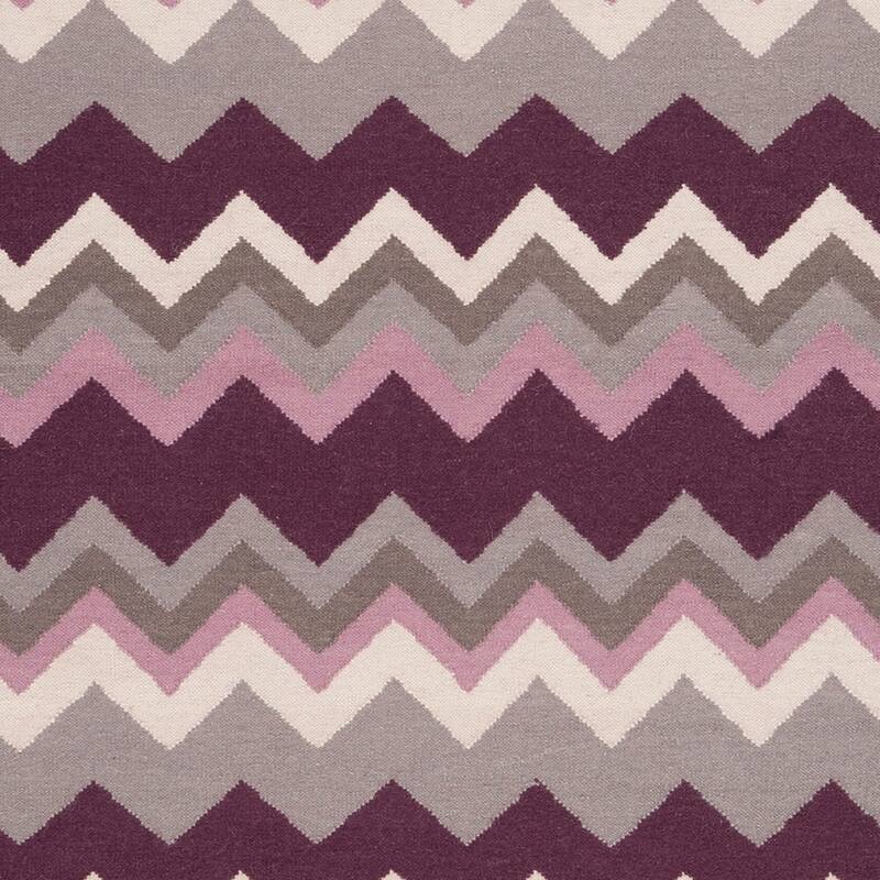 Hand-woven Chevron Wool Area Rug