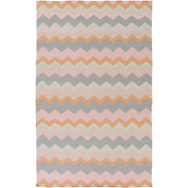 Shop Hand Woven Chevron Wool Area Rug On Sale Free Shipping