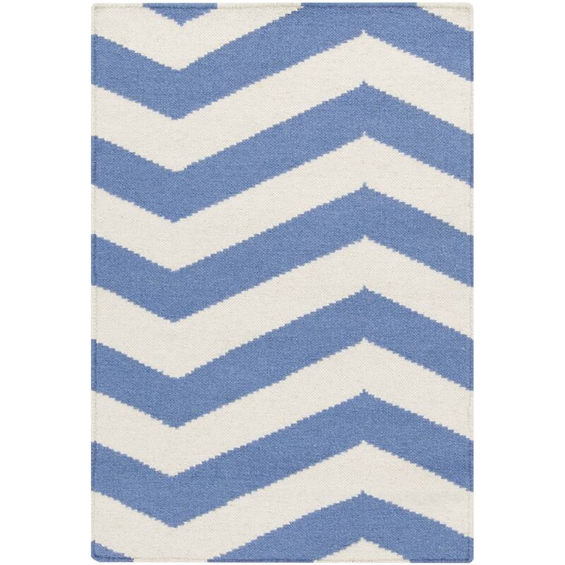 Hand-woven Spring Chevron Spring Wool Area Rug - 2' x 3'/Surplus