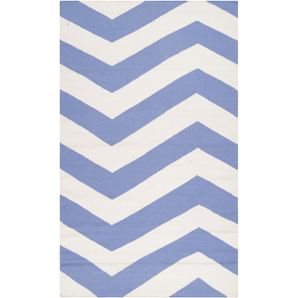Hand-woven Spring Chevron Spring Wool Area Rug - 2' x 3'/Surplus