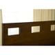 preview thumbnail 3 of 5, Rectangular Cutout 4-drawer Chocolate Brown Storage Bed
