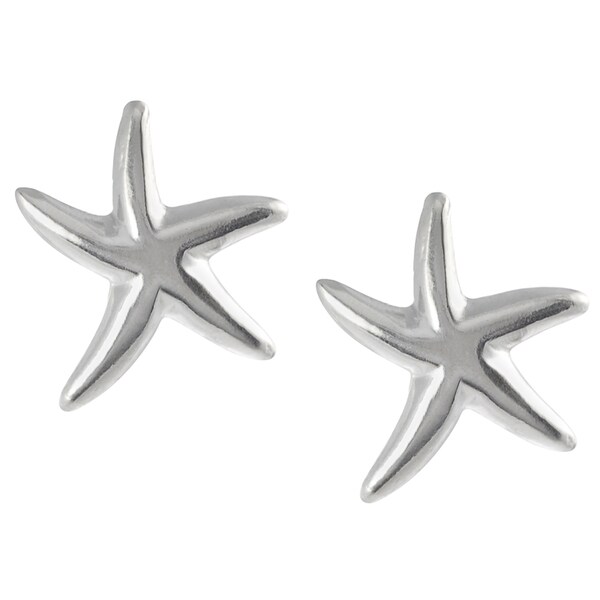 Journee Collection Sterling Silver Starfish Earrings Free Journee Collection Sterling Silver Starfish Earrings