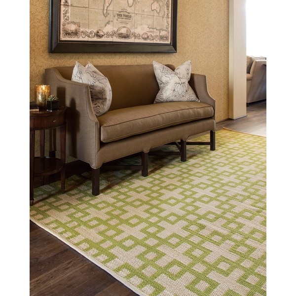 Barclay Butera Maze Moss Area Rug by Nourison