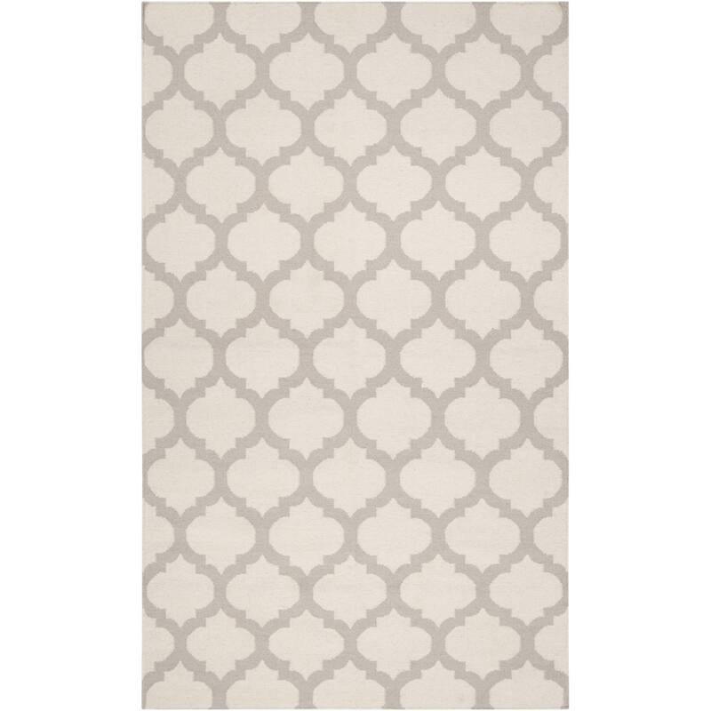 Hand-woven Duncan Ivory Wool Area Rug - 9' x 13'/Surplus - Navajo White - 9' x 13'/Surplus
