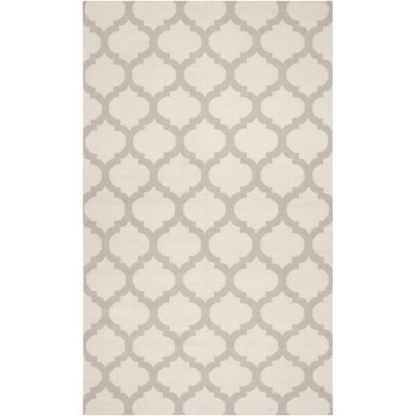 slide 2 of 2, Hand-woven Duncan Ivory Wool Area Rug - 9' x 13'/Surplus Navajo White - 9' x 13'/Surplus