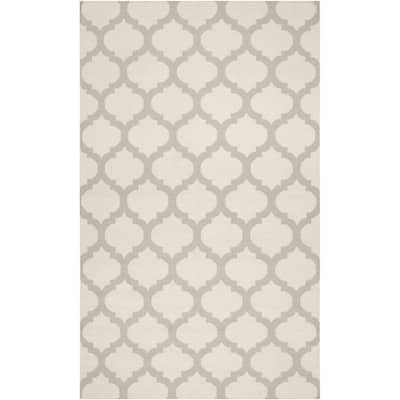 Hand-woven Cranbrook Ivory Wool Area Rug - 2' x 3'/Surplus