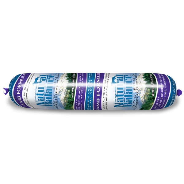 Natural Balance Lamb Formula Dog Food Roll (4 lbs) Natural Balance Pet Treats