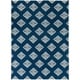 preview thumbnail 6 of 6, Hand-woven Almere Blue Wool Area Rug - 8' x 11'/Surplus