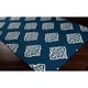 preview thumbnail 7 of 5, Hand-woven Almere Blue Wool Area Rug - 2' x 3'