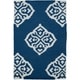 preview thumbnail 5 of 5, Hand-woven Almere Blue Wool Area Rug - 2' x 3'