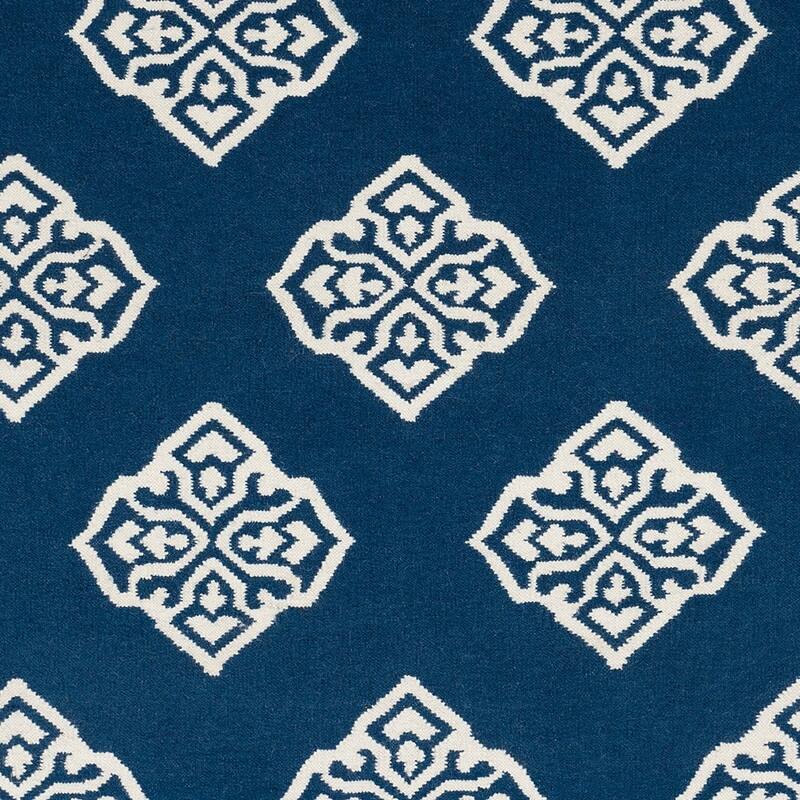 Hand-woven Almere Blue Wool Area Rug - 2' x 3'/Surplus