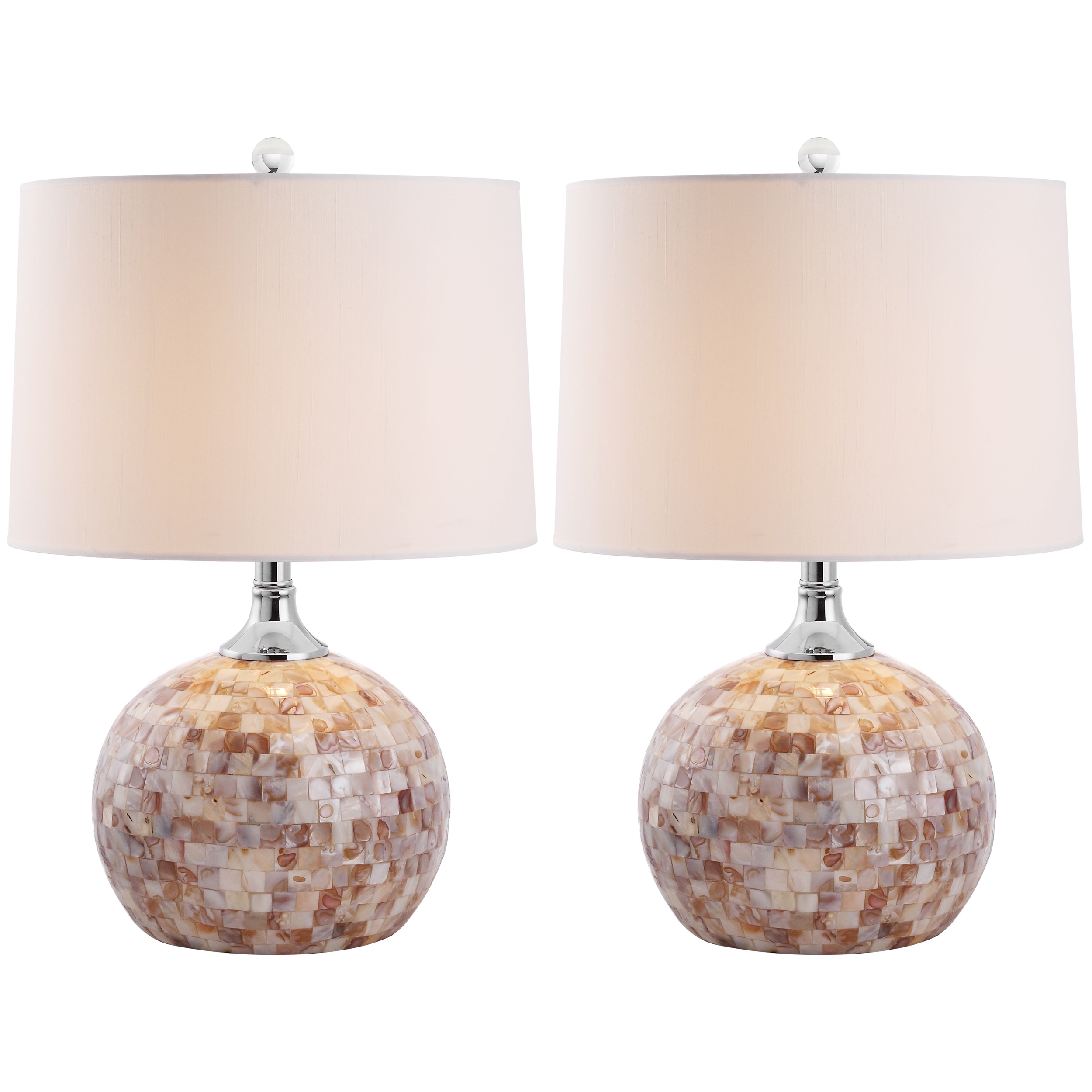 Indoor 1 light Nikki Sea Shell Table Lamps (set Of 2)