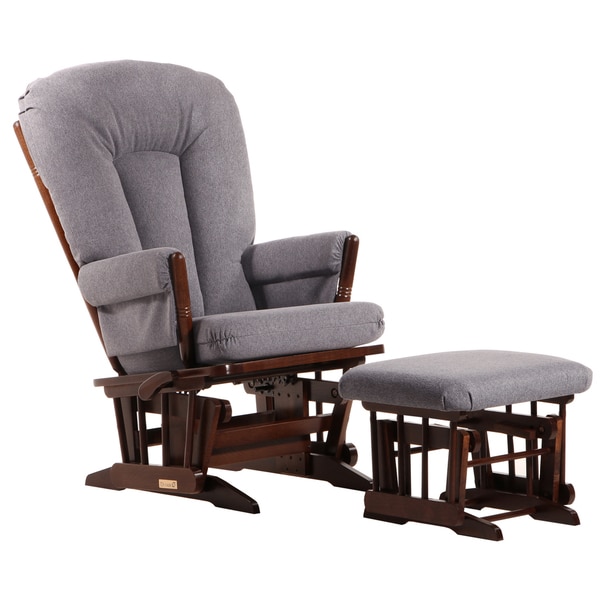 dutailier reclining glider and nursing ottoman