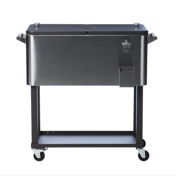 Trinity Stainless Steel Cooler with Shelf - Overstock Shopping - Big ...