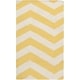 preview thumbnail 2 of 4, Hand-woven SunnyChevron Sunshine Yellow Wool Area Rug - 3'6" x 5'6"/Surplus