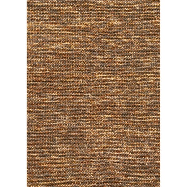 Hand Woven Avani Gold Brown New Zealand Wool Rug Free Shipping Hand Woven Avani Gold Brown New Zealand Wool Rug