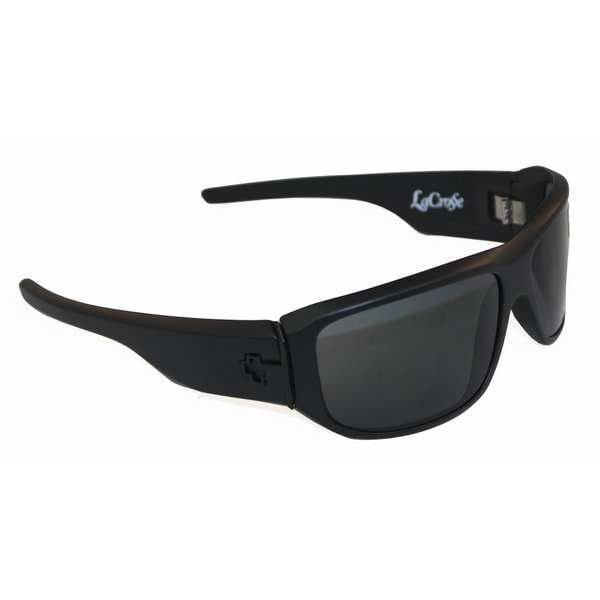 Shop Spy Optic Men's 'Lacrosse' Matte Black Polarized Sunglasses - Free ...