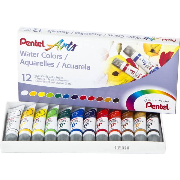 Watercolors 5ml 12/Pkg Assorted Colors   15056897  