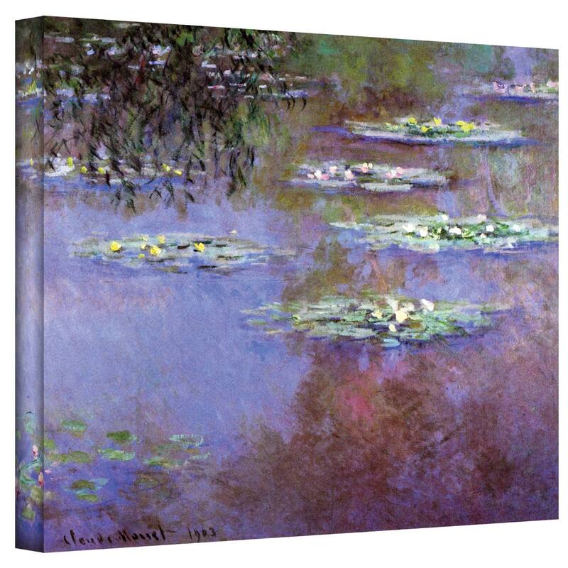 Claude Monet 'Sea Roses II' Gallery Wrapped Canvas