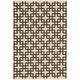 preview thumbnail 16 of 68, Nourison Maze MAZ01 Area Rug 5'3" x 7'5" - Brown - Geometric - Indoor/Handmade - Flatweave - Casual/Modern & Contemporary - 5' x 7' - Wool/Cotton - Brown/Black
