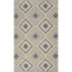 preview thumbnail 1 of 4, Hand-woven Tioga Gold Wool Area Rug - 8' x 11' Canary/Grey - 8' x 11' - Rectangle