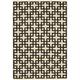 preview thumbnail 32 of 68, Nourison Maze MAZ01 Area Rug 5'3" x 7'5" - Midnight - Geometric - Indoor/Handmade - Flatweave - Modern & Contemporary - 5' x 8' - Wool/Cotton - Ivory