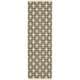 preview thumbnail 54 of 68, Nourison Maze MAZ01 Area Rug 2'3" x 8' Runner - Brown - Geometric - Runner/Indoor/Handmade - Flatweave - Casual/Modern & Contemporary - 3' x 10' - Wool/Cotton - Beige