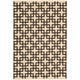 preview thumbnail 67 of 68, Nourison Maze MAZ01 Area Rug 3'6" x 5'6" - Brown - Geometric - Indoor/Handmade - Flatweave - Modern & Contemporary - 3' x 5' - Wool/Cotton - N/A